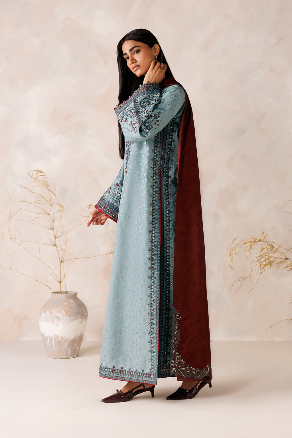 UE-741 Dyed Viscose Jacquard