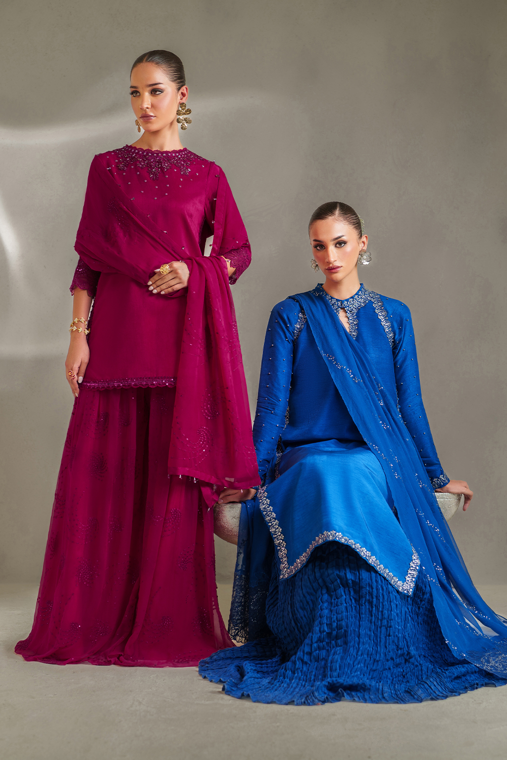 IP-336 Embroidered Rawsilk