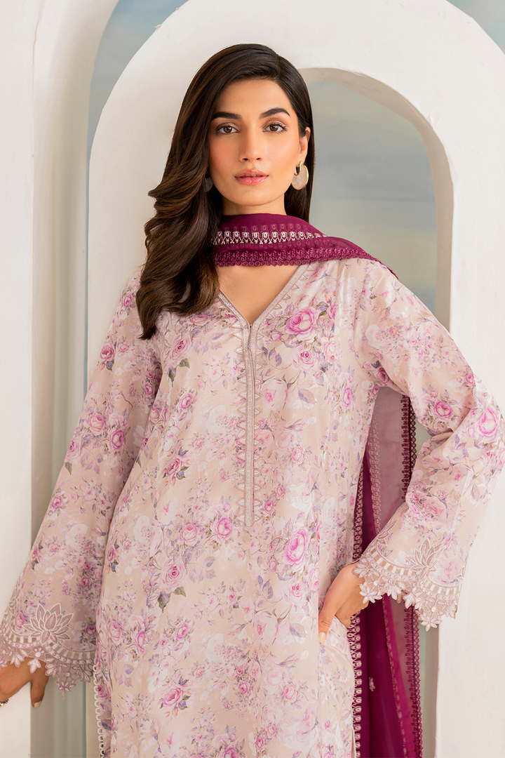 IGL-08 Embroidered Lawn - Iznik