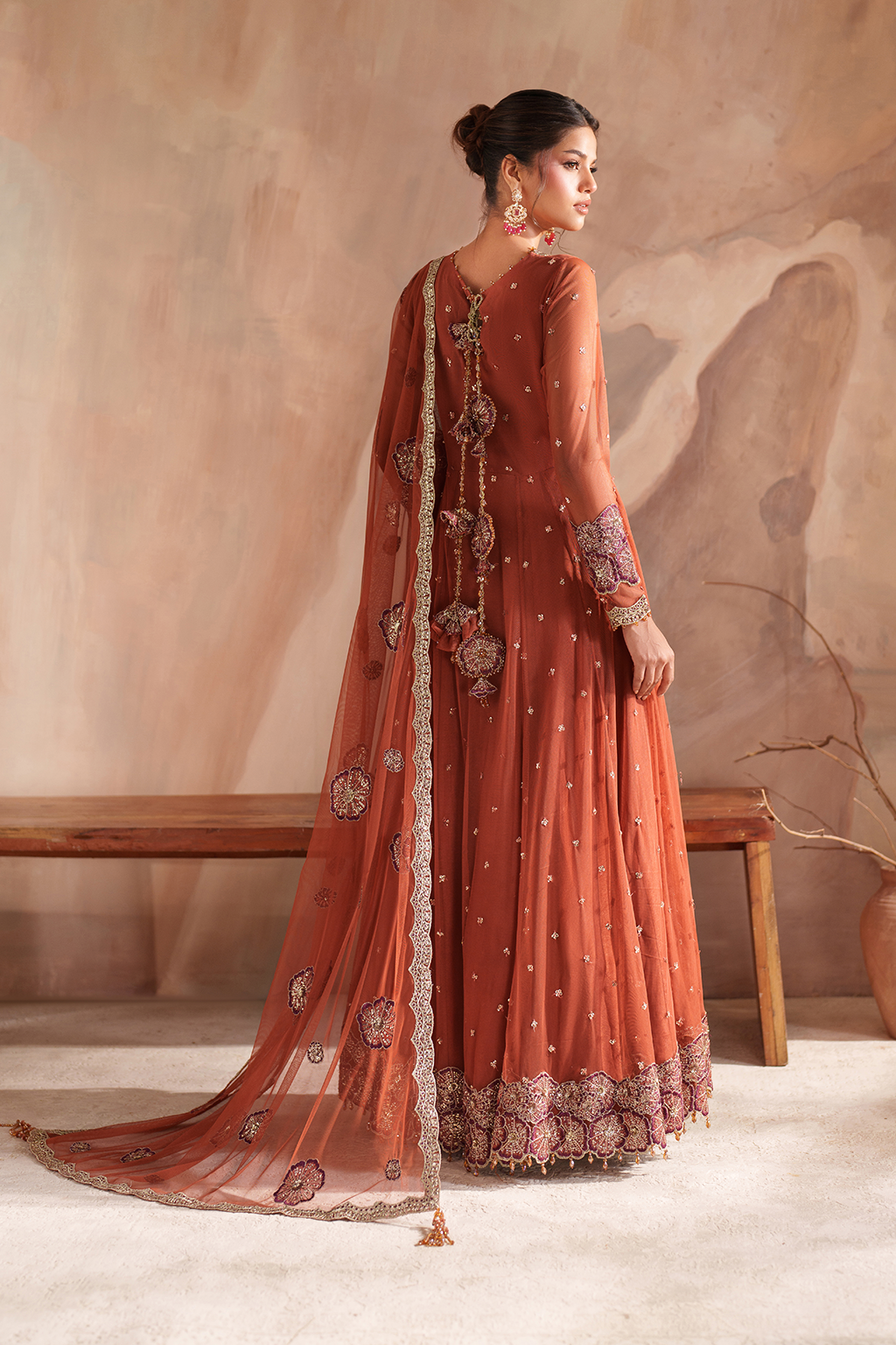 CC-78 Embroidered Net - Iznik