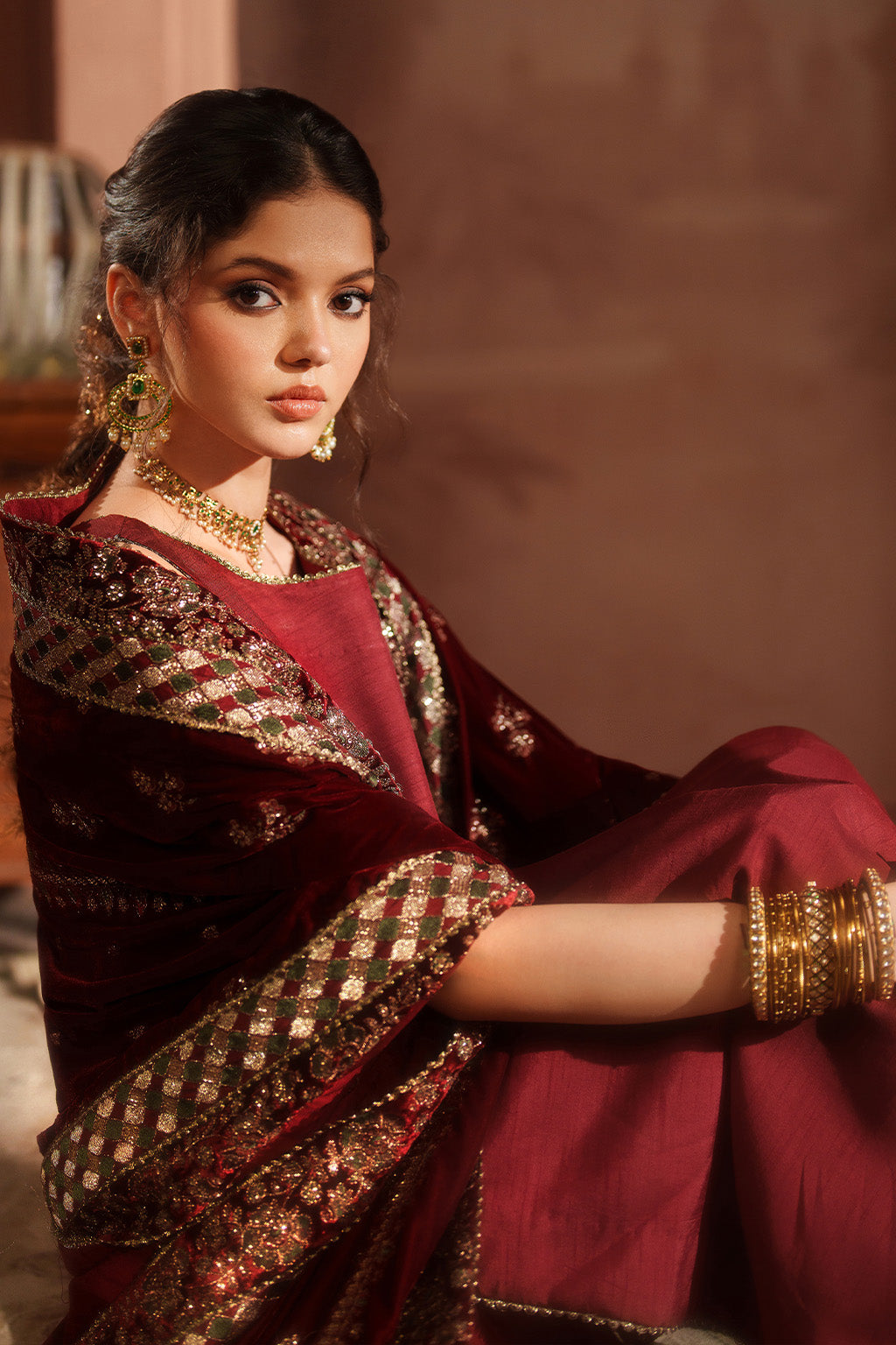IV-56 Embroidered Velvet
