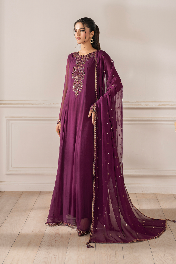 UE-480  Embroidered Chiffon