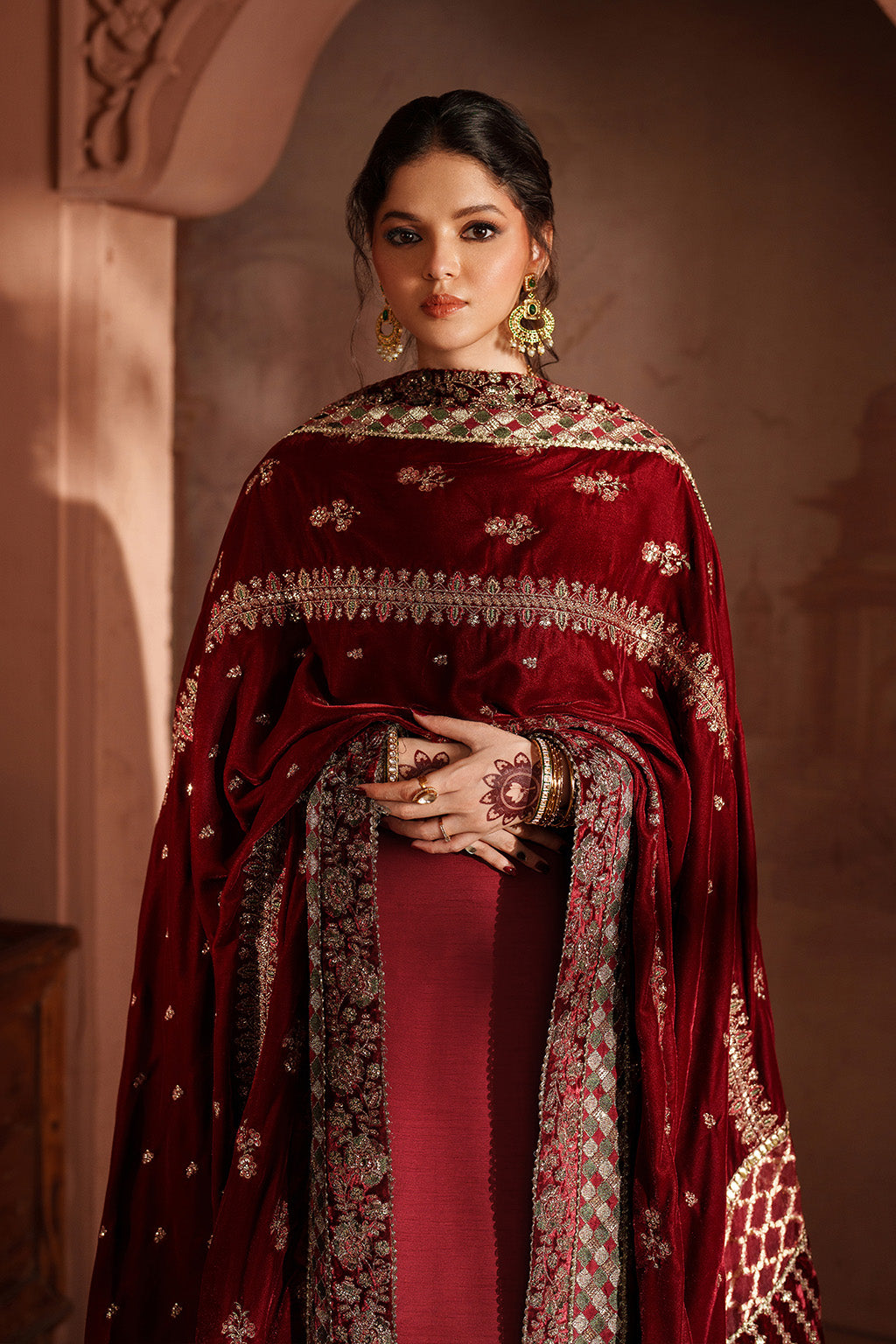 IV-56 Embroidered Velvet