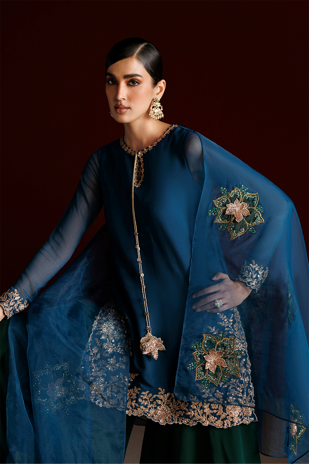 CC-102 Embroidered Chiffon