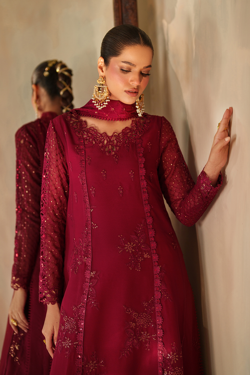 CC-83 Embroidered Chiffon