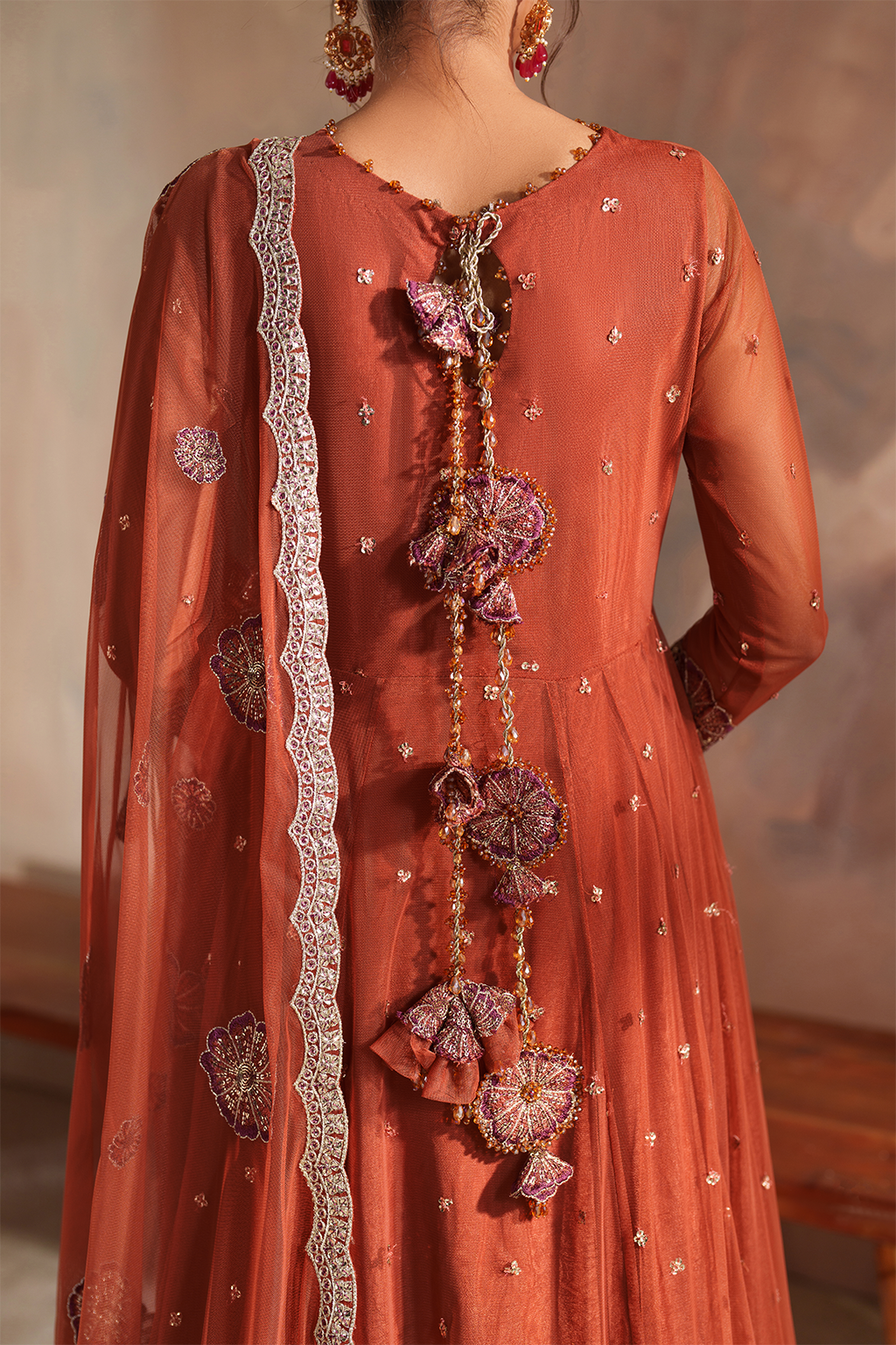CC-78 Embroidered Net - Iznik