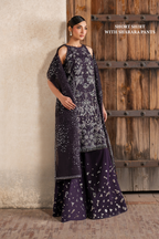 ILC-06 Embroidered Organza (Long Shirt With Azaar)