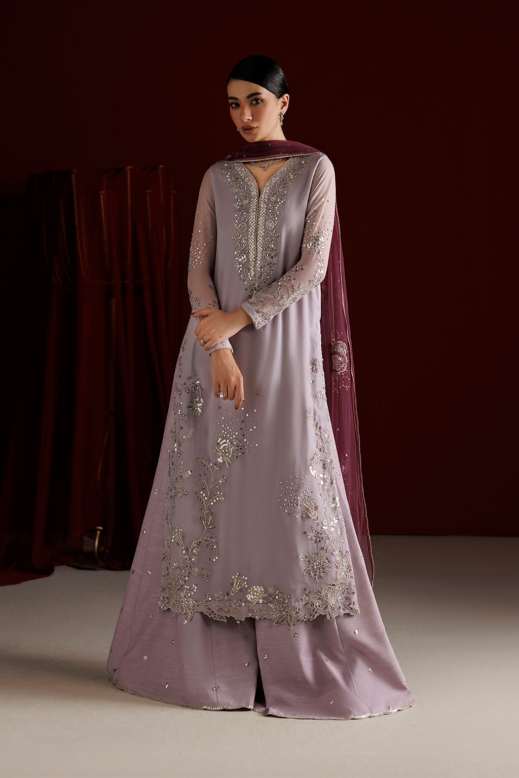 CC-110 Embroidered Chiffon