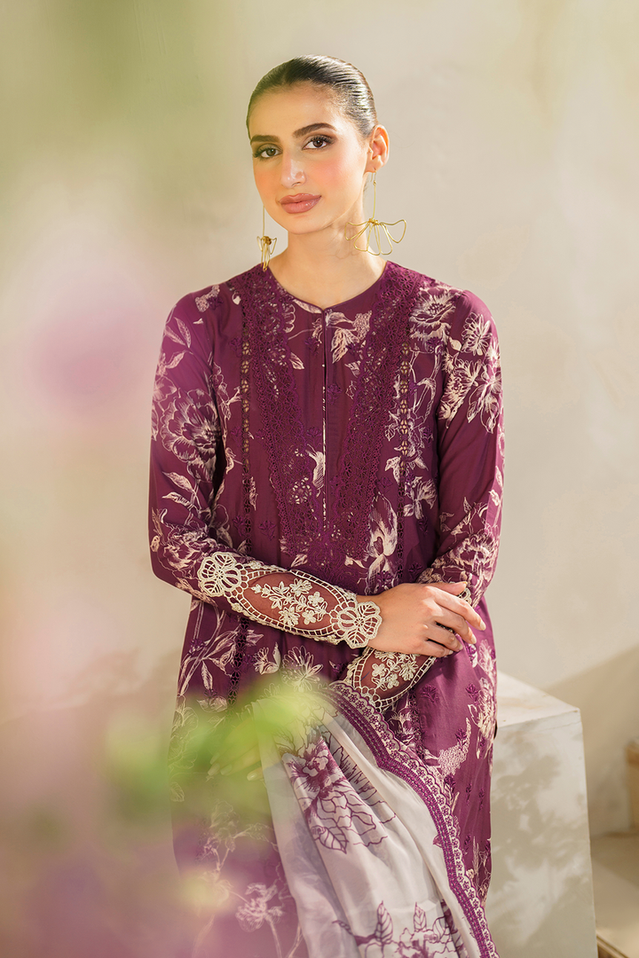 SFL-04 Embroidered Lawn - Iznik