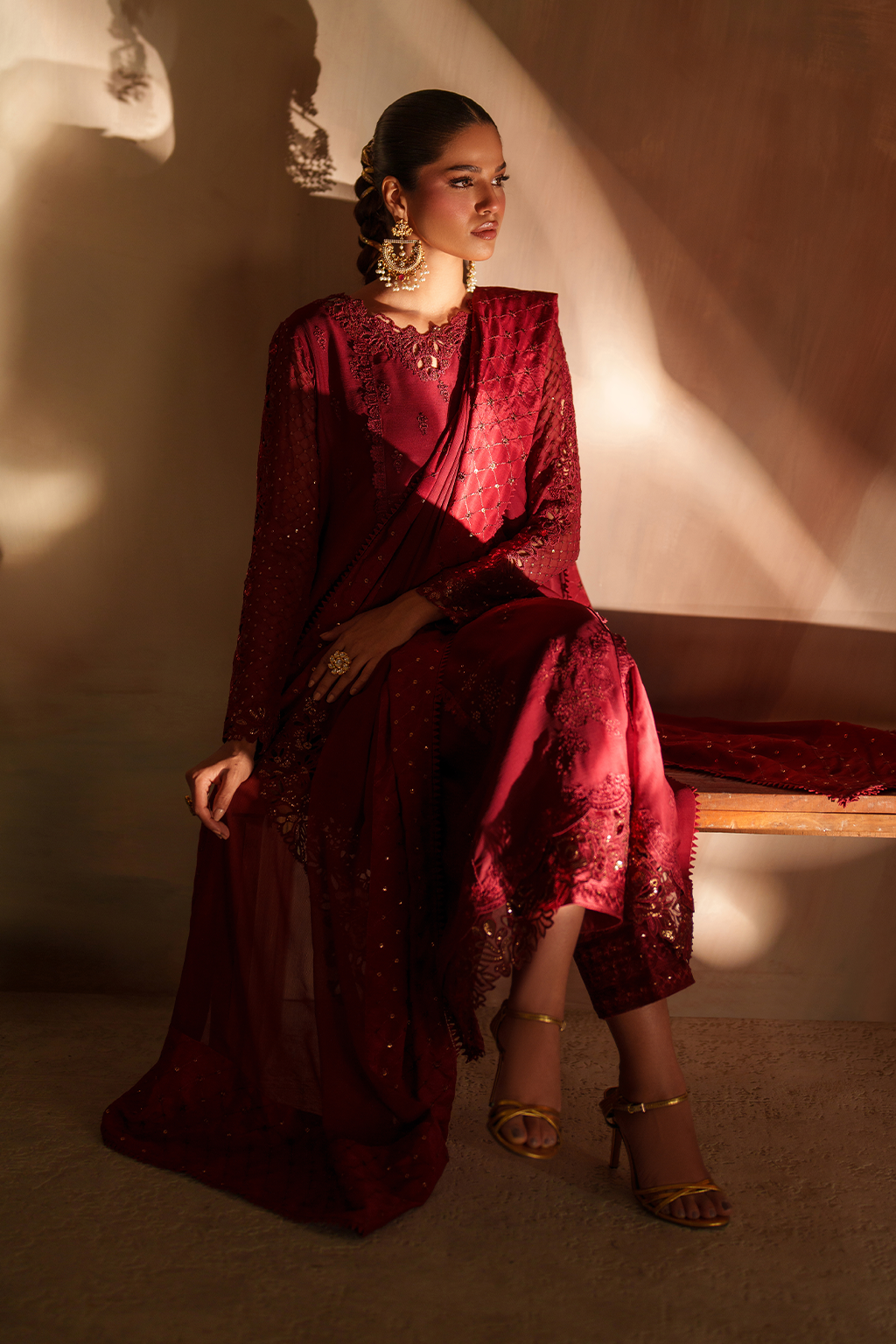 CC-83 Embroidered Chiffon