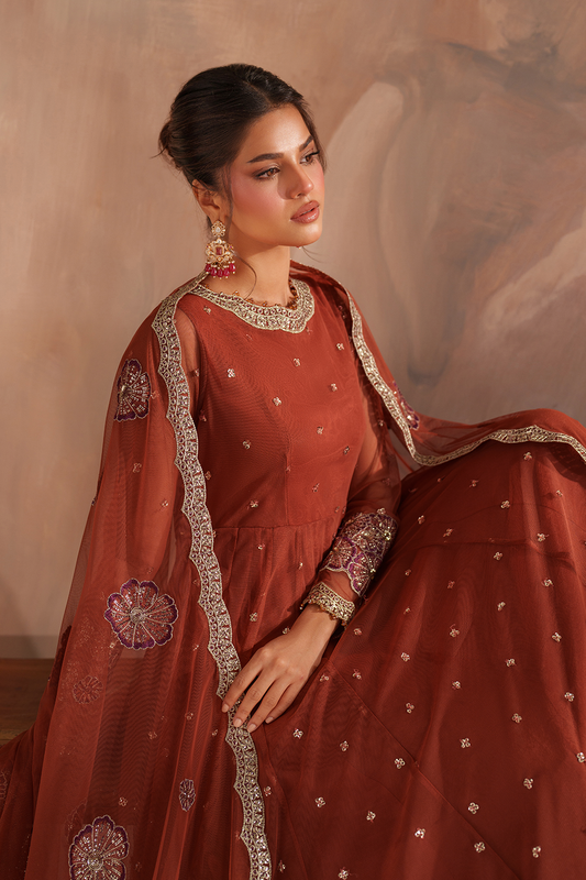 CC-78 Embroidered Net - Iznik