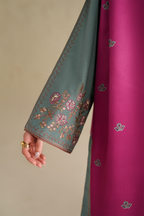 UE-589 Embroidered Khaddar - Iznik