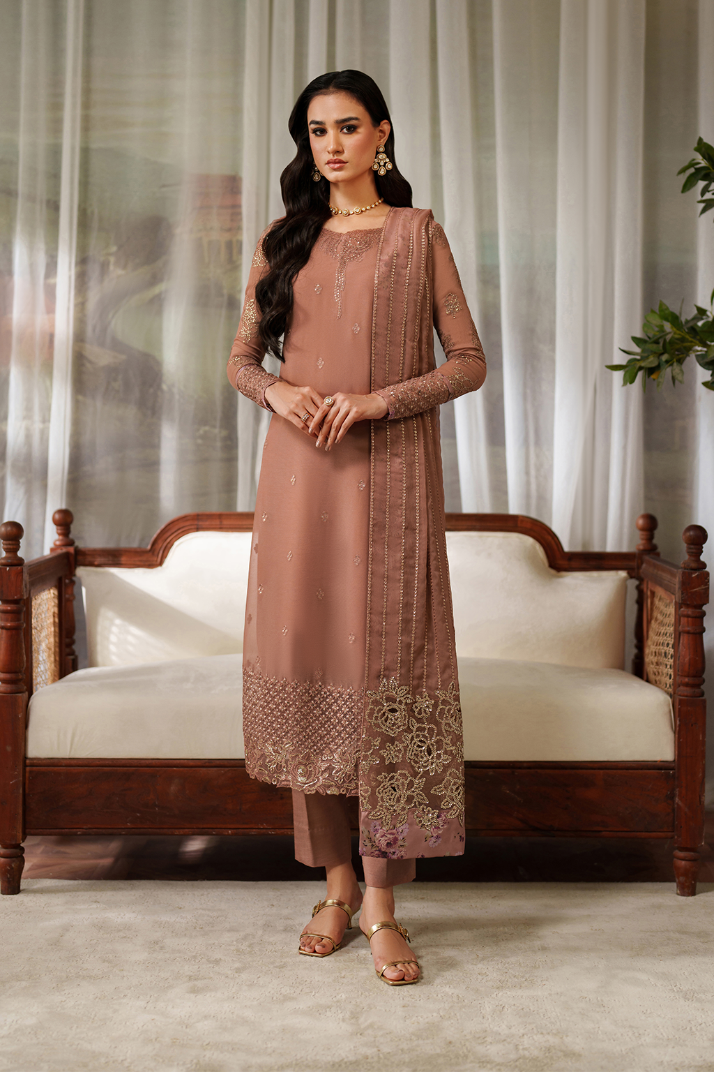 CC-87 Embroidered Chiffon Main image
