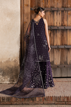 ILC-06 Embroidered Organza (Long Shirt With Azaar)