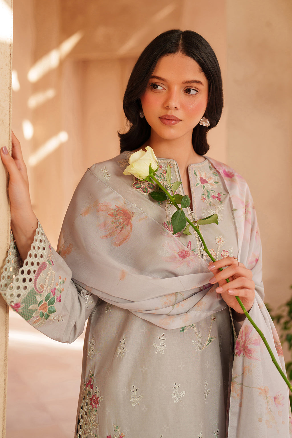 EL-12 Embroidered Lawn Secondary image