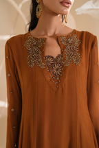 IP-285 Embroidered Chiffon - Iznik