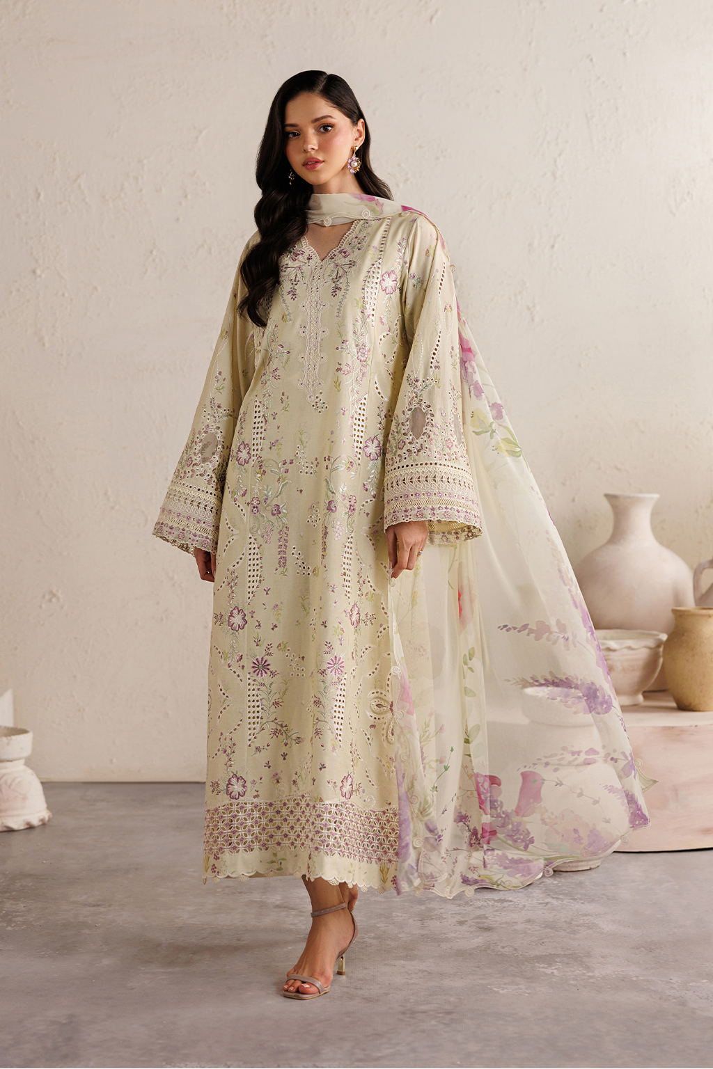 IBE-08 Embroidered Lawn Main image