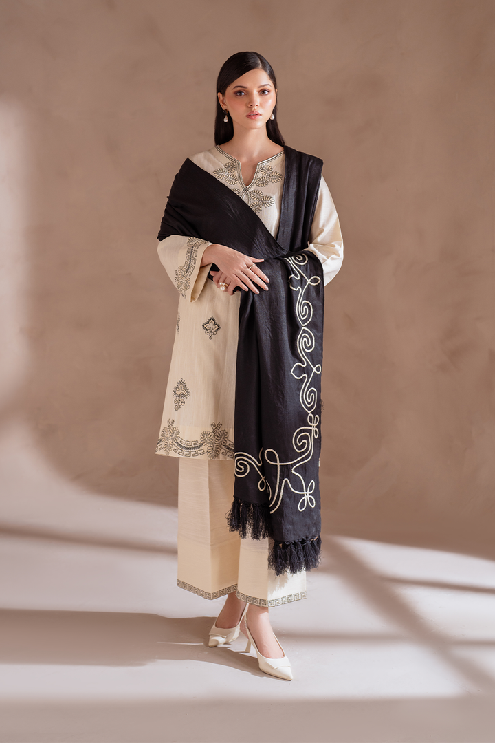 UE-361 Embroidered Khaddar