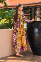 UE-233 Printed Lawn - Iznik