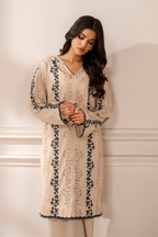 IP-221 Embroidered Lawn - Iznik