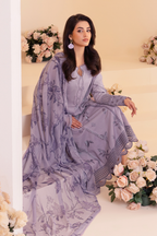 UE-252 Embroidered Lawn - Iznik