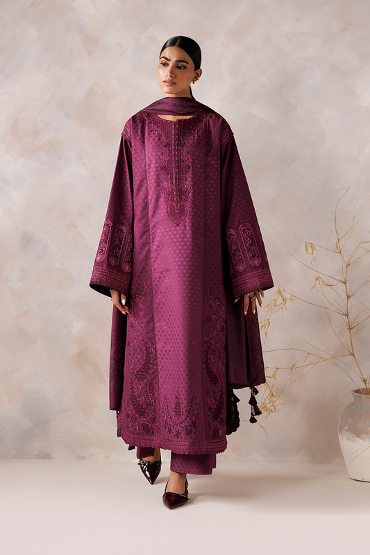 UE-747 Embroidered  Viscose Jacquard