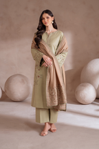 UE-359 Embroidered Khaddar - Iznik