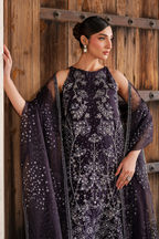 ILC-06 Embroidered Organza (Long Shirt With Azaar)