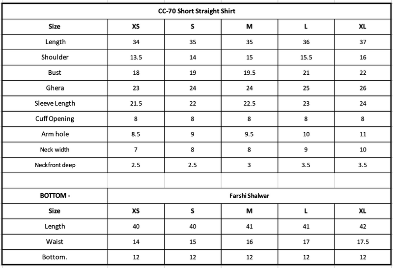 Size Chart Image