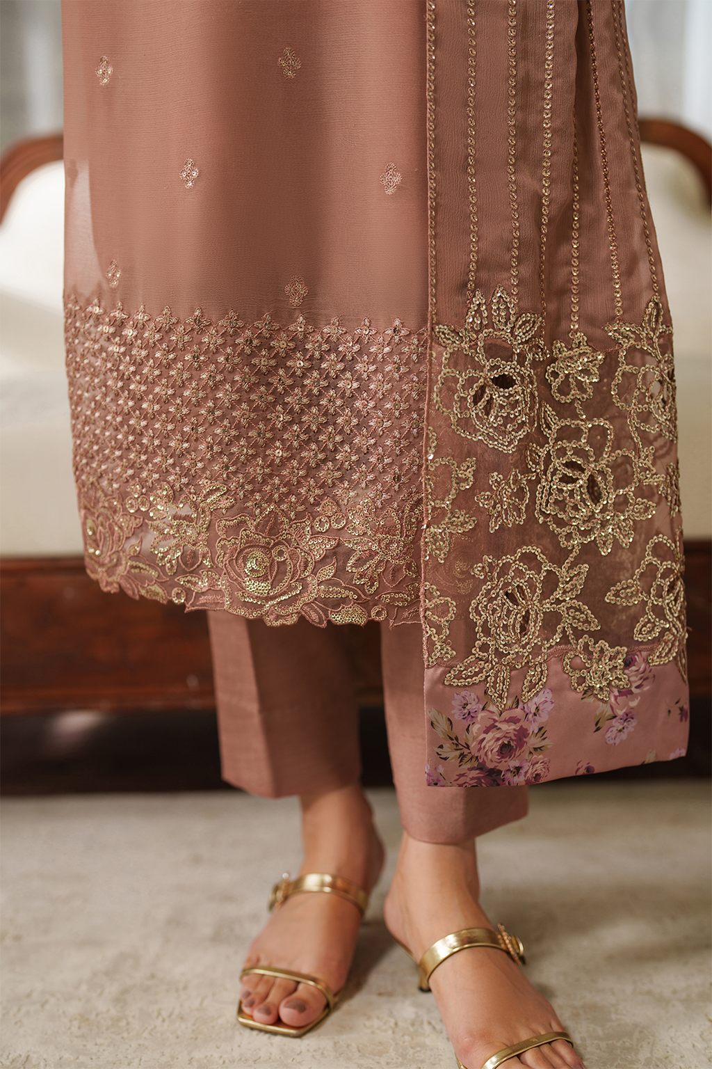 CC-87 Embroidered Chiffon Secondary image