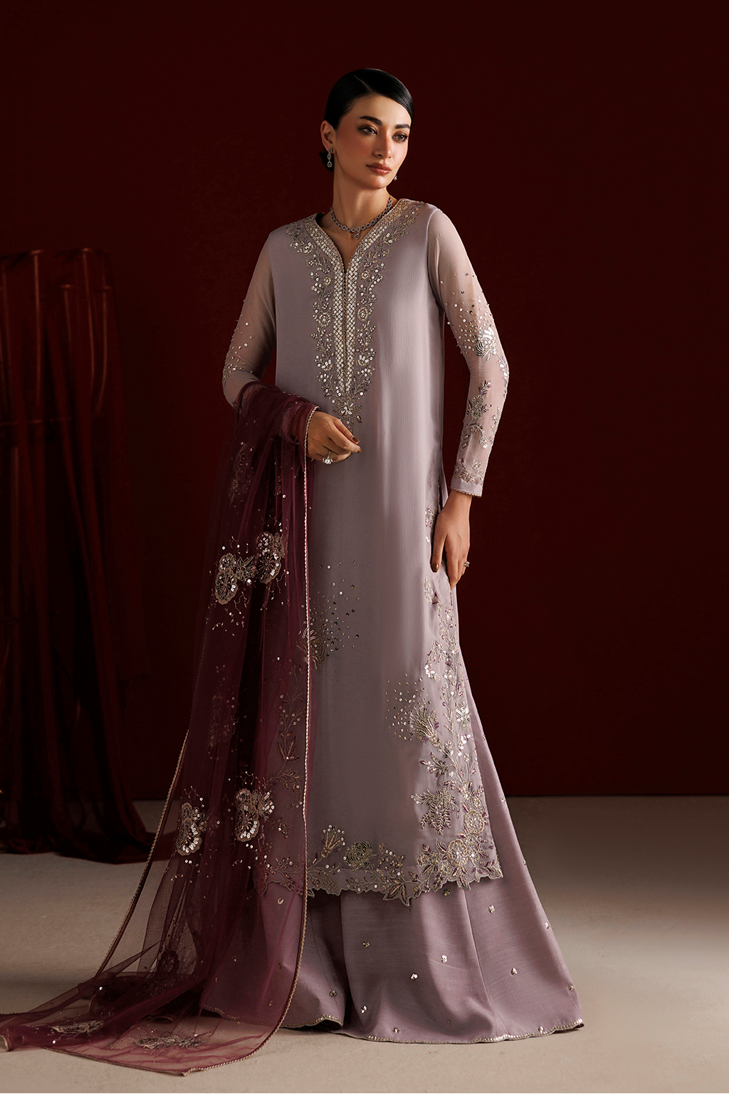 CC-110 Embroidered Chiffon Main image
