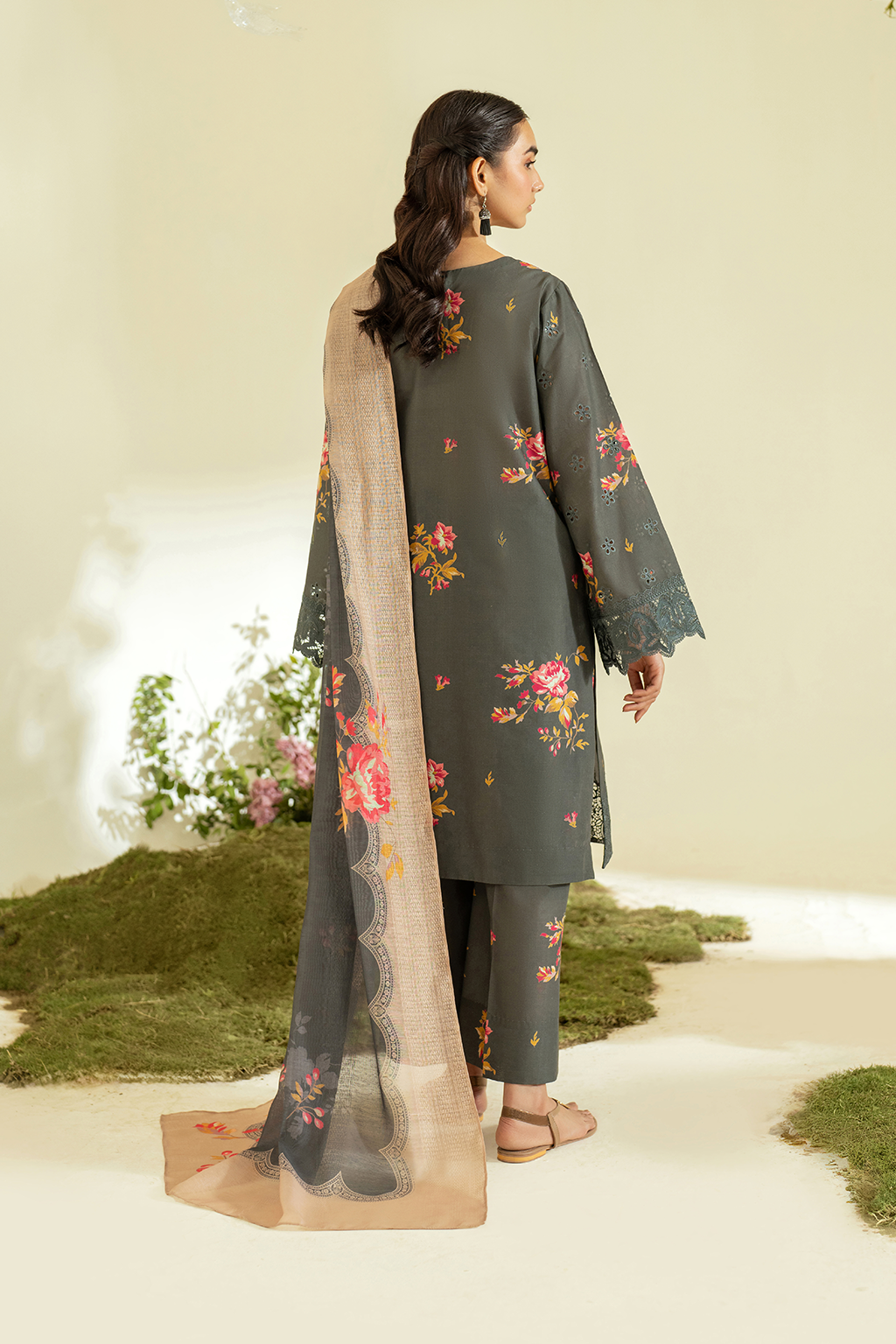 UE-452 Printed Lawn - Iznik