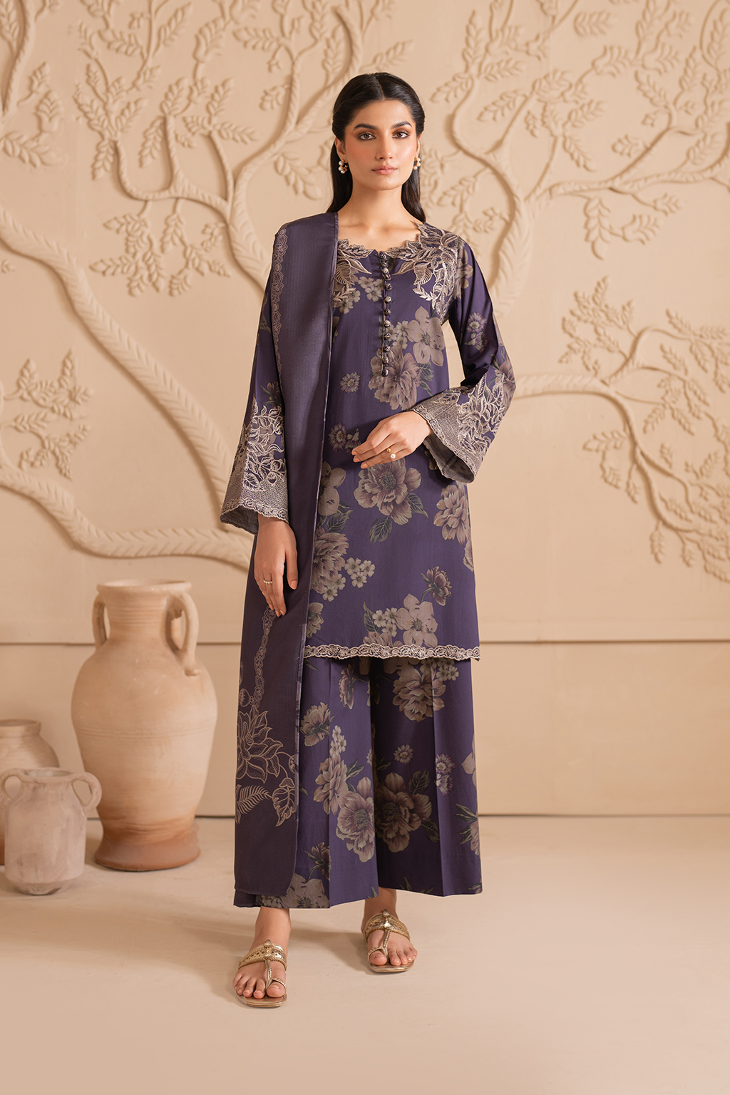 UE-338 Printed Viscose - Iznik