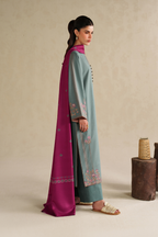 UE-589 Embroidered Khaddar - Iznik