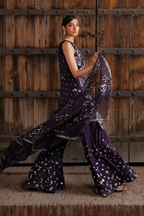 ILC-06 Embroidered Organza (Long Shirt With Azaar)