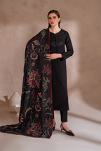 UE-364 Embroidered Khaddar - Iznik