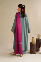 UE-589 Embroidered Khaddar - Iznik