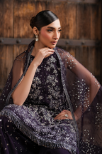 ILC-06 Embroidered Organza (Long Shirt With Azaar)
