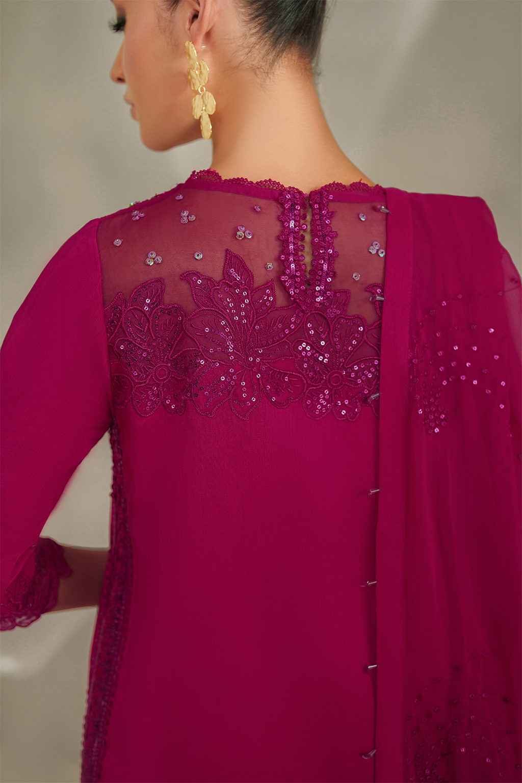 IP-338 Embroidered Rawsilk