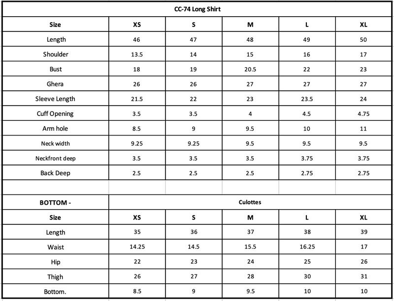 Size Chart Image