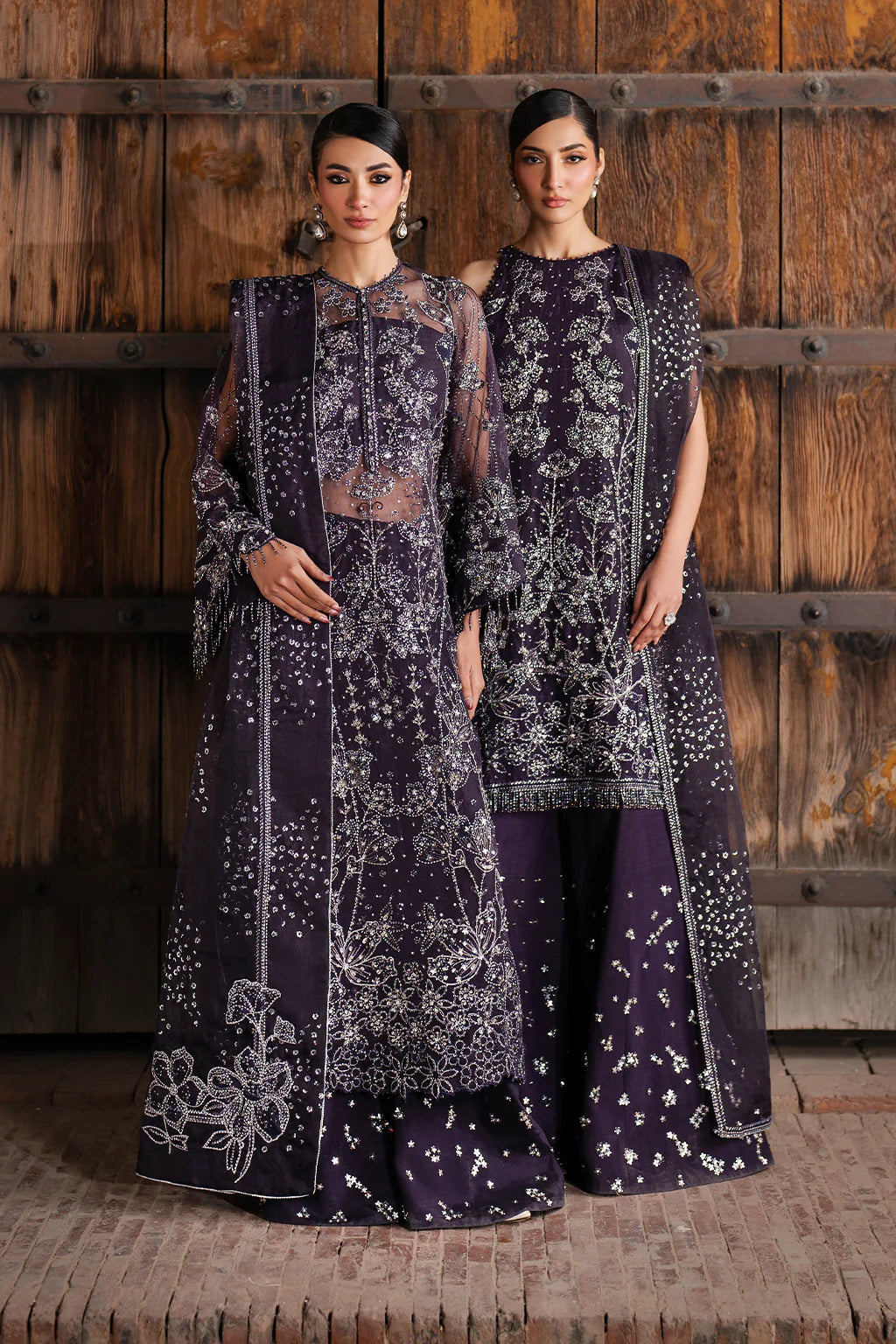 ILC-06 Embroidered Organza