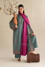 UE-589 Embroidered Khaddar - Iznik