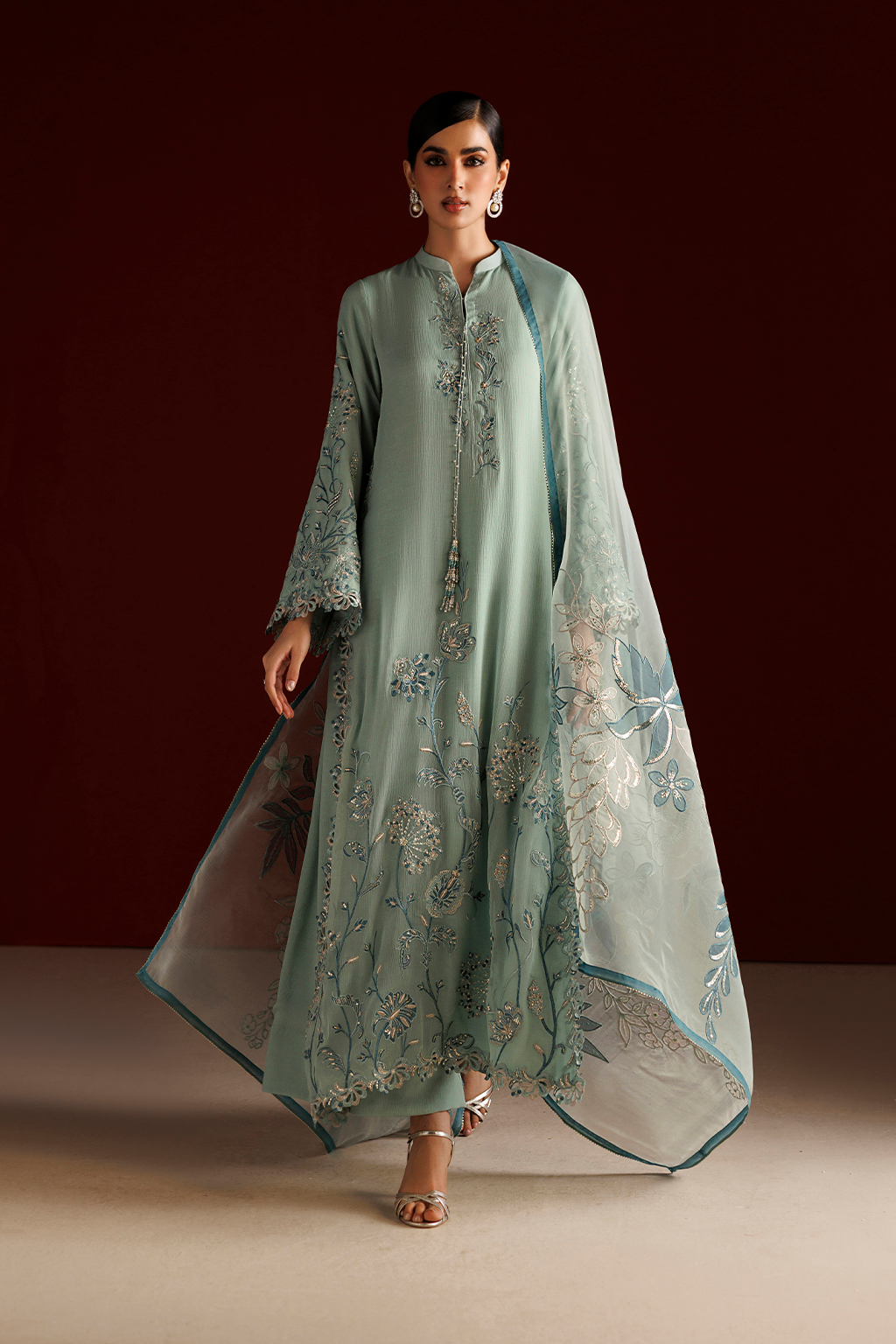 CC-112 Embroidered Chiffon Secondary image