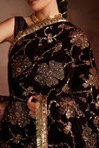 IV-63 Embroidered Velvet