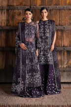 ILC-06 Embroidered Organza (Long Shirt With Azaar)