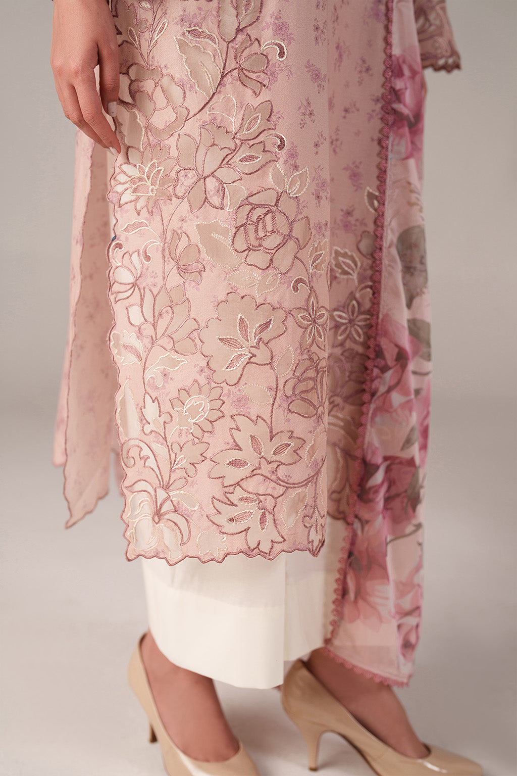 SS-05 Embroidered  Lawn