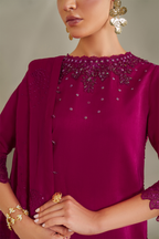 IP-338 Embroidered Rawsilk