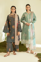 UE-452 Printed Lawn - Iznik