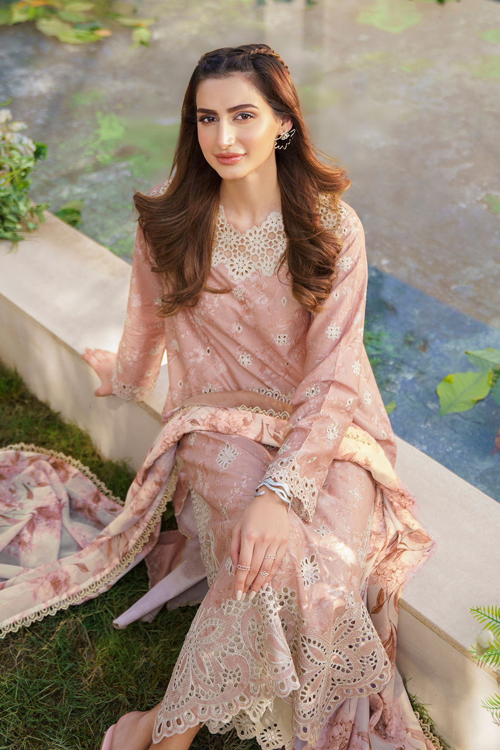 SFL-11 Embroidered Lawn - Iznik