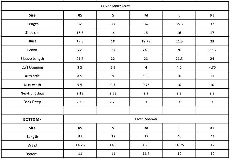Size Chart Image